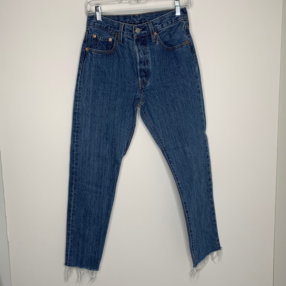 Levis Straight Leg Jeans Womens Size 25 Cw-4717 3629 - Picture 1 of 14